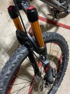 img 1 attached to Bucklos Lutu MTB Suspension Fork - Air & Rebound Adjust, Straight Tube, Ultralight Gas Shock, Travel 120Mm, Lockout Mountain Bike Forks review by Mario Beckwith