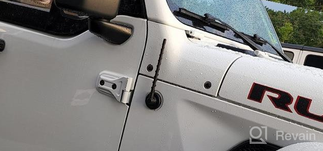 img 1 attached to Short Antenna For 2007-2023 Jeep Wrangler Gladiator JK JL JT JKU JLU Sahara Rubicon Sport Willys Mojave, 7 Inch Jeep Replacement Antenna Jeep Wrangler Gladiator Accessories review by Chuck Derrick