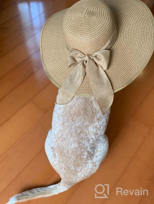 img 1 attached to Stay Stylish And Protected: Women'S Foldable Wide Brim Sun Hat For Summer Beach Days review by James Kelley