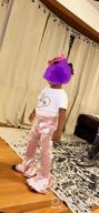 img 1 attached to 👖 HOOLCHEAN Baby Girls Spun Velvet Bell Bottoms Pants with Stretch and Shiny Ruffle Leggings – Toddler Fashion review by Amanda Quinn