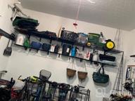 img 1 attached to Maximize Garage Space With FLEXIMOUNTS 1X4Ft Wall Mounted Storage Shelves - 2 Pack review by David Herman