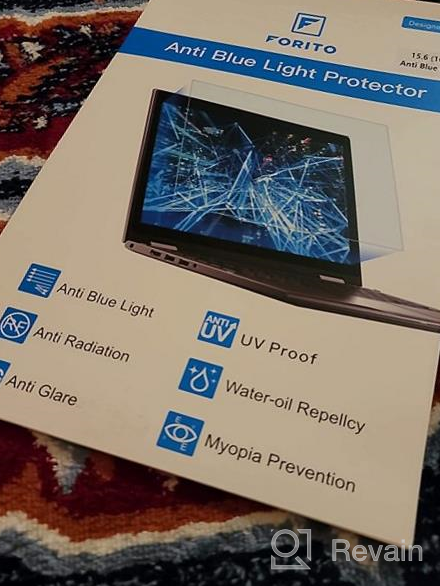img 1 attached to Forito 2-Pack 15.6 Inch Laptop Screen Protector: Blocks Blue Light And Reduces Glare For Eye Protection On 16:9 Aspect Ratio Laptops review by Jeremiah Whiteley