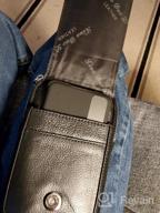 картинка 1 прикреплена к отзыву Hebetag Small Leather Belt Bag Phone Wallet Purse For Men Loop Holster Case Waist Pack Travel Messenger Crossbody Pouch With Hook от David Elam