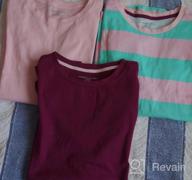 img 1 attached to Optimal Comfort and Versatility: Amazon Essentials 3-Pack Sleeve Cotton Girls' Clothing review by Joanne Edwards