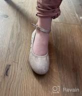 img 1 attached to DREAM PAIRS Sole Fina K Glitter Ballerina Girls' Flats – Stylish & Comfy Shoes review by Tamara Pyle