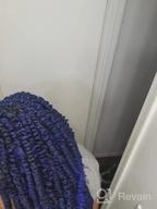 img 1 attached to Get A Bohemian Look With Ubeleco'S Black 18 Inch Passion Twist Crochet Hair - Water Wave Texture With 22 Strands/Pack review by Amber Chavez