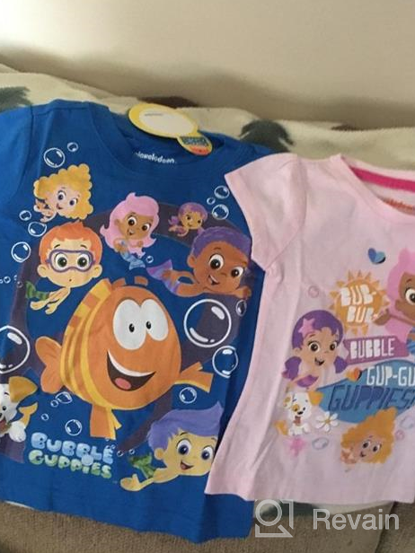 img 1 attached to Irresistibly Cute: Bubble Guppies Girls Short Sleeve Tee (Toddler) review by Carrie Robinson