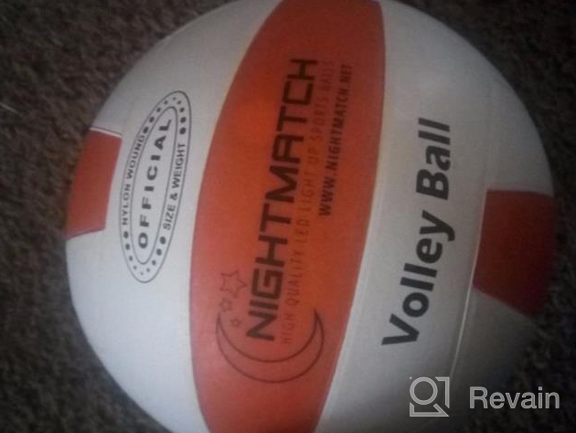 img 1 attached to Play Volleyball After Dark With NIGHTMATCH LED Light Up Volleyball - Official Size And Waterproof - Includes Extra Pump And Batteries! review by Todd Roybal