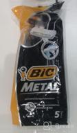 img 1 attached to 🪒 5-Count x 1 Pack Bic Metal Men's Disposable Shaving Razors review by Siu Li ᠌