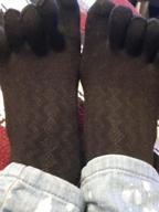 img 1 attached to 🧦 CaiDieNu Womens Animal Cotton Toe Socks, Colorful Funny Crew Socks - Five Finger Socks Ideal for Ladies, Casual & Stylish! review by Ghostnote Hankins