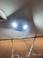 картинка 1 прикреплена к отзыву TANBABY Metal LED Garage Lights 2 Pack 150W Garage Light 15000LM LED Garage Lights With 5+1 Multi-Position Panels Deformable E26/E27 Garage Lighting LED Shop Light 6500K Daylight For Garage Basement от Ryan Lindstrom