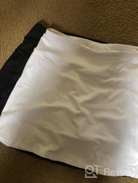 img 1 attached to Versatile Women'S Athletic Skirt With Pockets For Running, Tennis, Golf And More review by Lori Brock