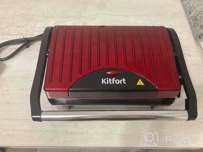 img 1 attached to Sandwich maker Kitfort KT-1609 Panini Maker, red review by Dorota Strzalkowska ᠌