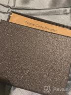 картинка 1 прикреплена к отзыву Браслет Дружбы в подарок для нее: Браслет Morse 👯 кода SANNYRA с бисером покрытым 14k золотом на шёлковой нити от Terrance Haralson