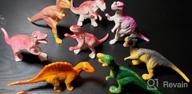 картинка 1 прикреплена к отзыву 78-предметный набор миниатюрных динозавров для детей - идеальный вариант в качестве партийных подарков на динозаврик-тематическом дне рождения или топперов для кексов! от Erik Gerber