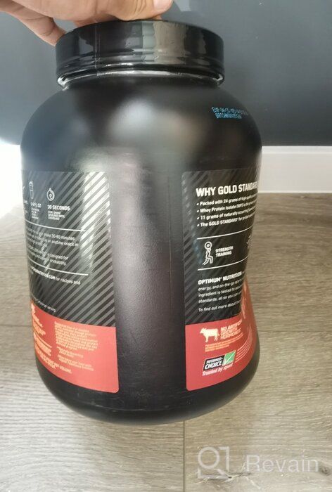 img 1 attached to Optimum Nutrition's Vanilla Ice Cream Gold Standard Whey Protein Powder, 2lb - May Vary in Packaging review by Erzsbet Forrai (Bzse ᠌