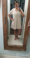 img 1 attached to Flaunt Your Style With KIRUNDO'S Summer Women'S Swiss Dot Mini Dress review by Christina Love