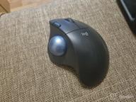 img 1 attached to Logitech M570 Wireless Trackball Mouse: Ergonomic Design for Right-Handed 🖱️ Users, Compatible with Mac and Windows, USB Unifying Receiver, Dark Gray (Discontinued) review by Hng Quang ᠌