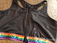 img 1 attached to Women'S Swim Racerback Zip Top (XS-6X) By TomboyX review by Steve Chomos