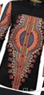 картинка 1 прикреплена к отзыву 🌍 Showcase Your Style with COOFANDY Men's African Dashiki Sleeve Button Shirts от Kevin Greer