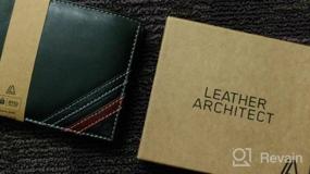 img 6 attached to Stay Organized in Style with the Leather Architect Blocking Removable Burgundy