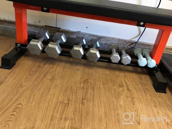 img 1 attached to Get Stronger At Home With RitFit Multi-Purpose Weight Bench: Adjustable & Compact With Storage Space - No Assembly Required! review by Steve Beaumont