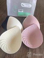 img 1 attached to PRETTYWELL Bra Pads Inserts, 2 Pairs Latex Bras Inserts For Sports Bras, Bra Cups Inserts For Bikini Tops review by Amy Cosme