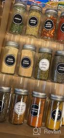 img 5 attached to Lovable Labels Chalkboard Spice Jar Labels - 200 Pre-Printed + 25 Blank Write-On Stickers Dishwasher Safe And Waterproof Great For Spices And Seasonings Organize Your Spice Rack. (Dot Design)