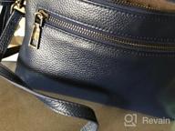 img 1 attached to Small Leather Crossbody Bag: Lecxci Zipper Clutch Purse For Women'S Phone, Shoulder & Wristlet Wallet review by Patrick Mccall