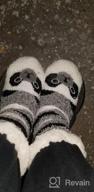 img 1 attached to Get Cozy With JEASONA Women'S Fuzzy Slipper Socks With Grippers: Adorable Animal Gifts For Warm Winter Nights review by Giles Lacoste