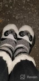 img 5 attached to Get Cozy With JEASONA Women'S Fuzzy Slipper Socks With Grippers: Adorable Animal Gifts For Warm Winter Nights
