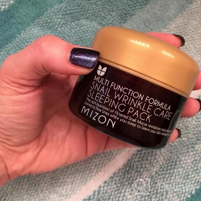 img 1 attached to 🐌 MIZON Snail Line Snail Wrinkle Care Sleeping Pack - Nourishing & Firming Mask (2.7 FL oz) - Ideal for Damaged Skin & Anti-Wrinkle Care review by Jonathan King