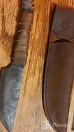 img 1 attached to Norse Tradesman Viking Knife With Boar'S Head Hilt & Leather Sheath - 5.5" Carbon Steel Blade review by Alfonso Alexander