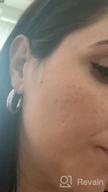 img 1 attached to Shop Stunning Chunky Gold Hoop Earrings With Sterling Silver Post & 14K Gold Plating For Women By Sovesi review by Daniel Tonini