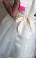 картинка 1 прикреплена к отзыву Блестящее платье с цветочным шаром из паилеточной сетки для вечеринки, выпускного и особых случаев маленьких девочек. от Billy Mariner