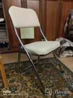 img 2 attached to Woodville Chair, metal/faux leather, beige review by Dimitar Serafimov ᠌