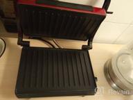 img 3 attached to Sandwich maker Kitfort KT-1609 Panini Maker, red review by Dorota Janiec (Dorot ᠌
