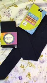 img 5 attached to Гладкие колготки Jefferies Socks для девочек: стильная и удобная одежда для девочек