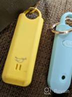 img 1 attached to Rechargeable Personal Safety Alarm Keychain With Low Battery Notice And Strobe Light - Extra Loud Double Speakers - Pearly White (Vantamo) review by Kartik Starks