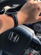 картинка 1 прикреплена к отзыву bayite Genuine Leather Watch Bands for Fitbit Versa 2/Versa Lite/Versa - Stylish and Slim Replacement Straps for Women от Victor Shepherd