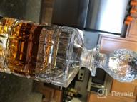 img 1 attached to Trinkware Richmond 5-Piece Crystal Whiskey Drinkware Barware Set With Decanter And 4 Dof Double Old Fashioned Glasses review by David Hashman