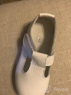 img 1 attached to DADAWEN Child's T-Shaped Leather Flats: Stylish Toddler Girls' Shoes review by Eric Amiradaki