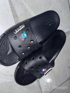img 1 attached to Unisex Adult Classic Crocs LL Slide Seasonal Graphics Shoes review by Joshua Albright