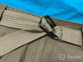img 5 attached to Men'S Cargo Shorts With Belted Messenger Style By Unionbay - Available In Regular, Big, And Tall Sizes