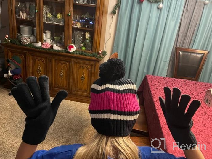 img 1 attached to 🎩 Optimized for SEO: Tommy Hilfiger Girls Beanie Glove Set - Girls' Winter Accessories review by Tyler Smith