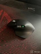 img 1 attached to 🖱️ Logitech MX Master Wireless Mouse: High-Precision Sensor, Easy-Switch up to 3 devices, Meteorite Black review by Adithep Chaisan ᠌