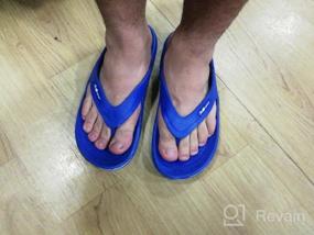 img 7 attached to Stay Comfortable And Active With LUFFYMOMO Men'S Arch Support Sport Sandals