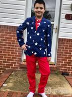 img 1 attached to 👔 Feisty and Fashionable: OppoSuits Crazy Suits for Boys - Vibrant Prints and Unique Styles! review by Chad Baio