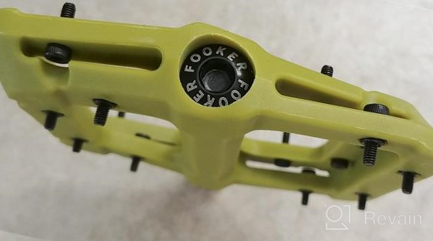 img 1 attached to Lightweight Nylon Fiber MTB Pedals: FOOKER 3 Bearing Non-Slip Bicycle Platform For BMX And 9/16"" Mountain Bikes review by Steve Stone