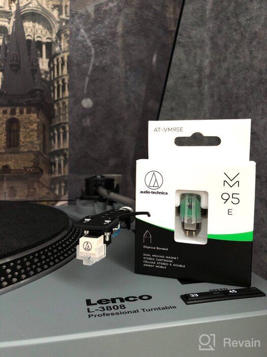 img 2 attached to 🎶 Enhanced Audio-Technica AT-VM95E Dual Moving Magnet Turntable Cartridge in Green review by Ae Ra ᠌